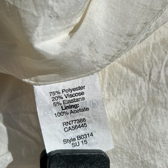 EUC J. Crew Off-White A-line Skirt - Picture 8 of 8